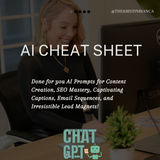 AI Cheat Sheet